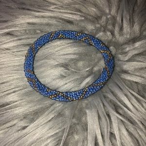 Blue Bead Bracelet